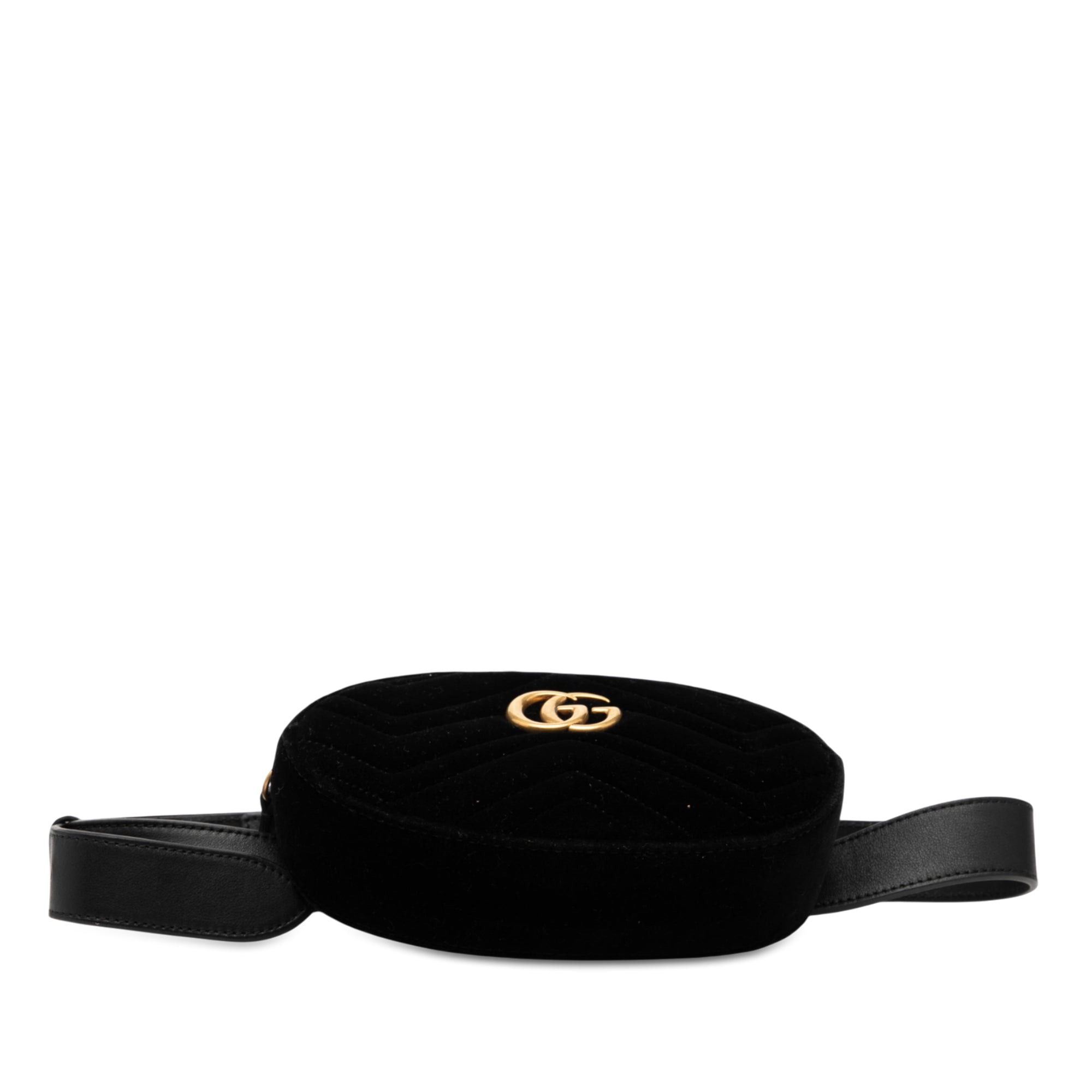 GG Marmont Matelasse Velvet Belt Bag - Image 3