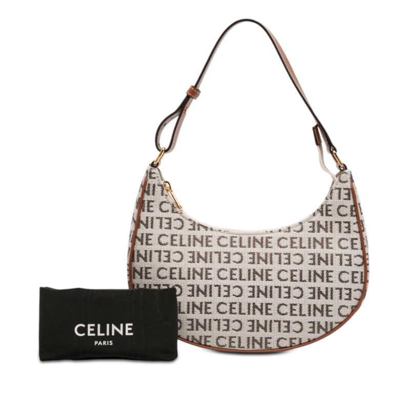 Medium Canvas Logo Ava Shoulder Bag - Image 7