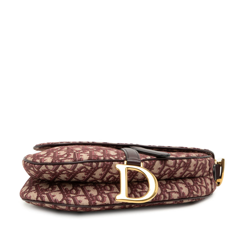 Oblique Canvas Saddle Bag - Image 3