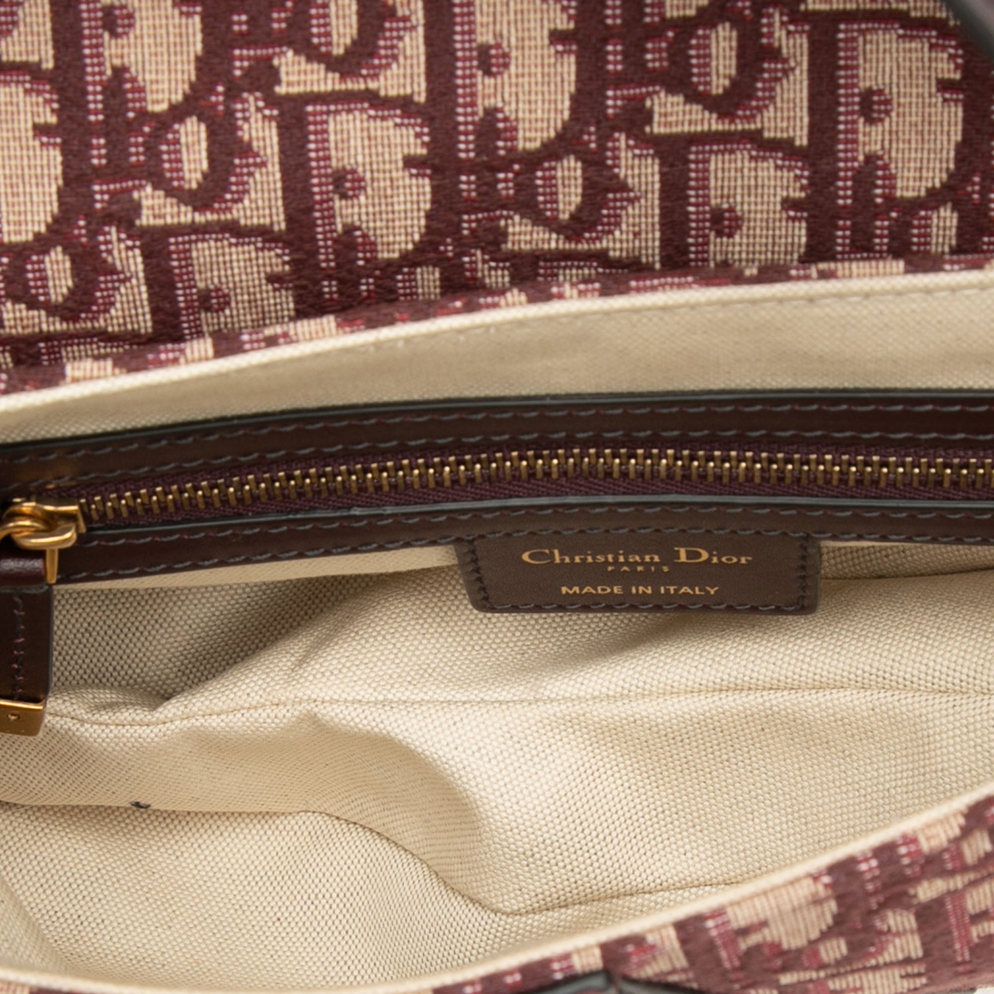 Oblique Canvas Saddle Bag - Image 4
