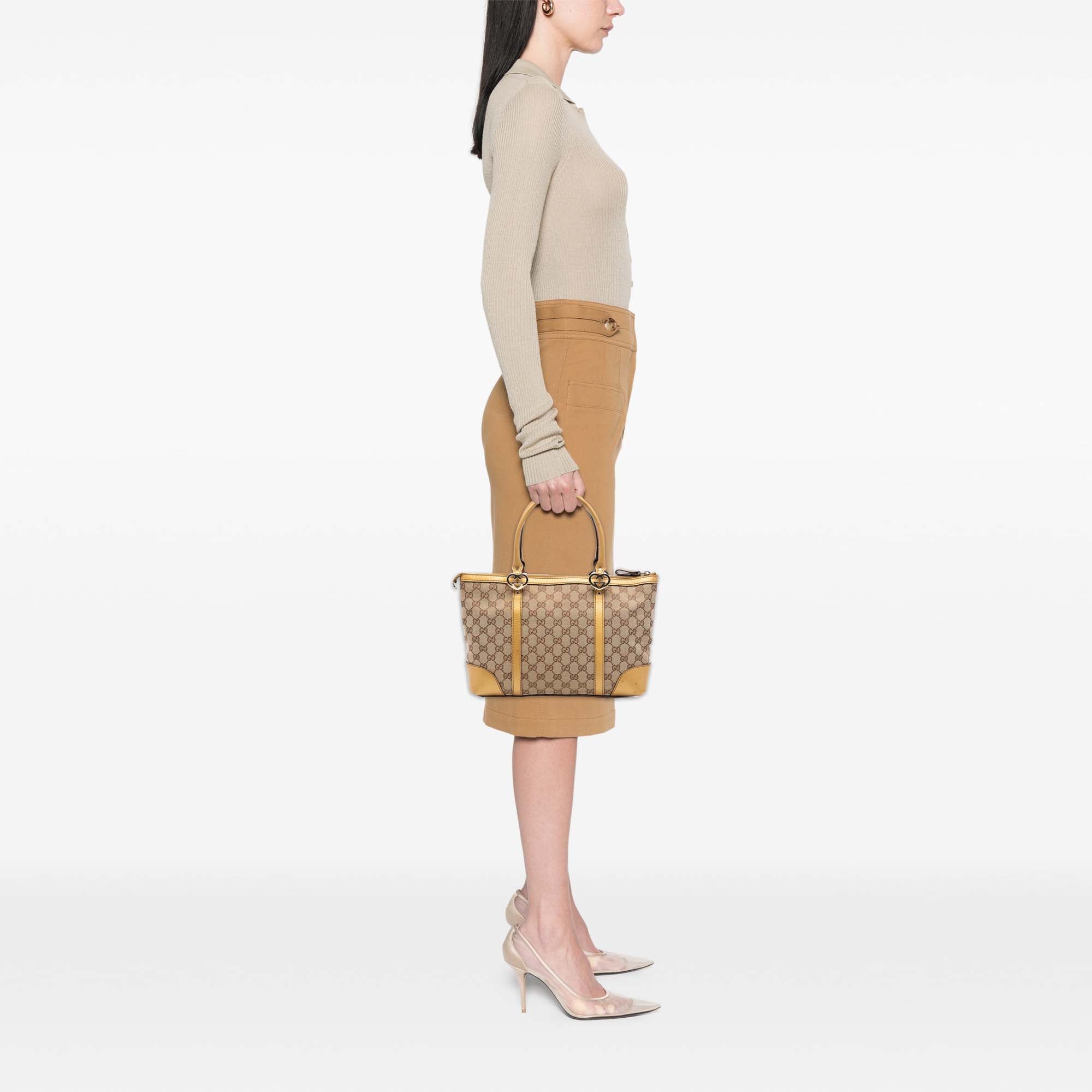 GG Canvas Lovely Tote - Image 8