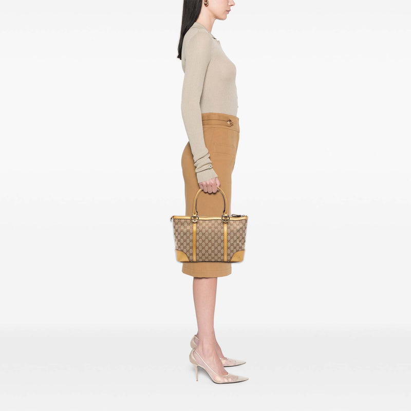 GG Canvas Lovely Tote - Image 8
