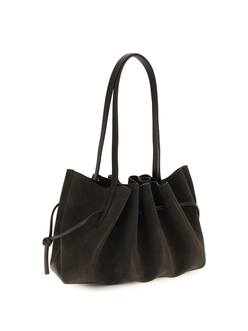 Yuzefi Shoulder Bag — Black Calf Leather