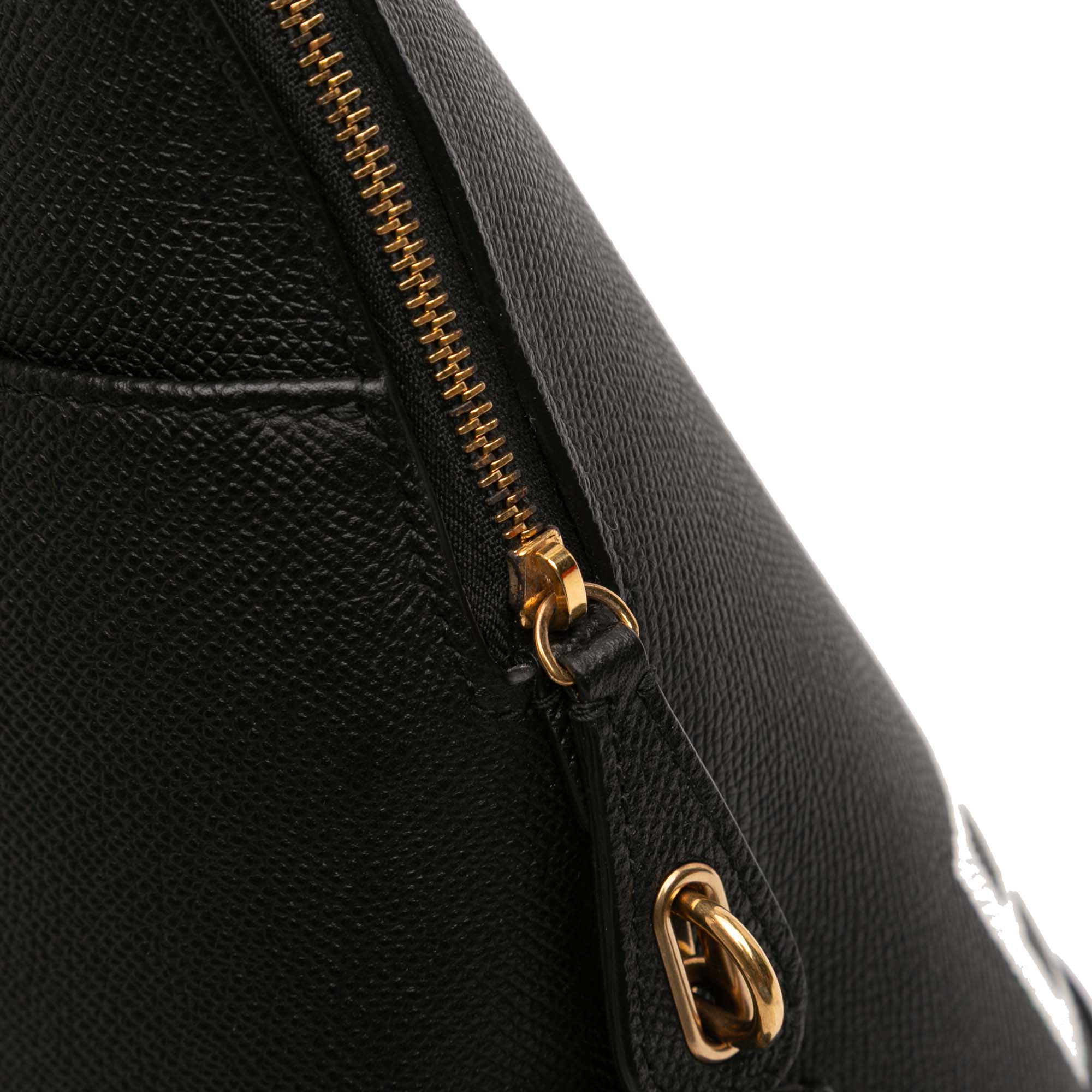 Grained Calfskin Ville Top Handle Bag M - Image 10