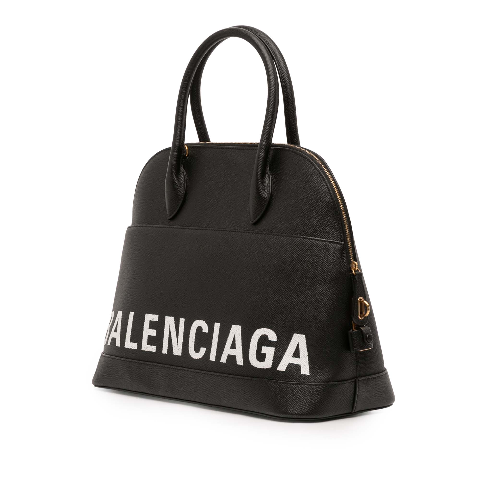 Grained Calfskin Ville Top Handle Bag M - Image 2