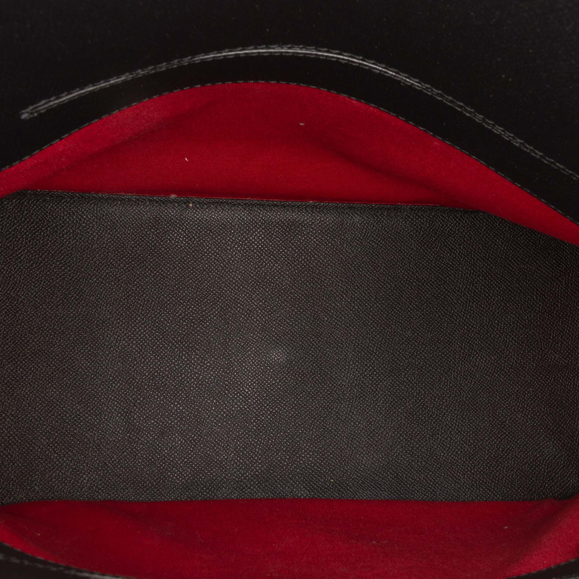 Grained Calfskin Ville Top Handle Bag M - Image 4