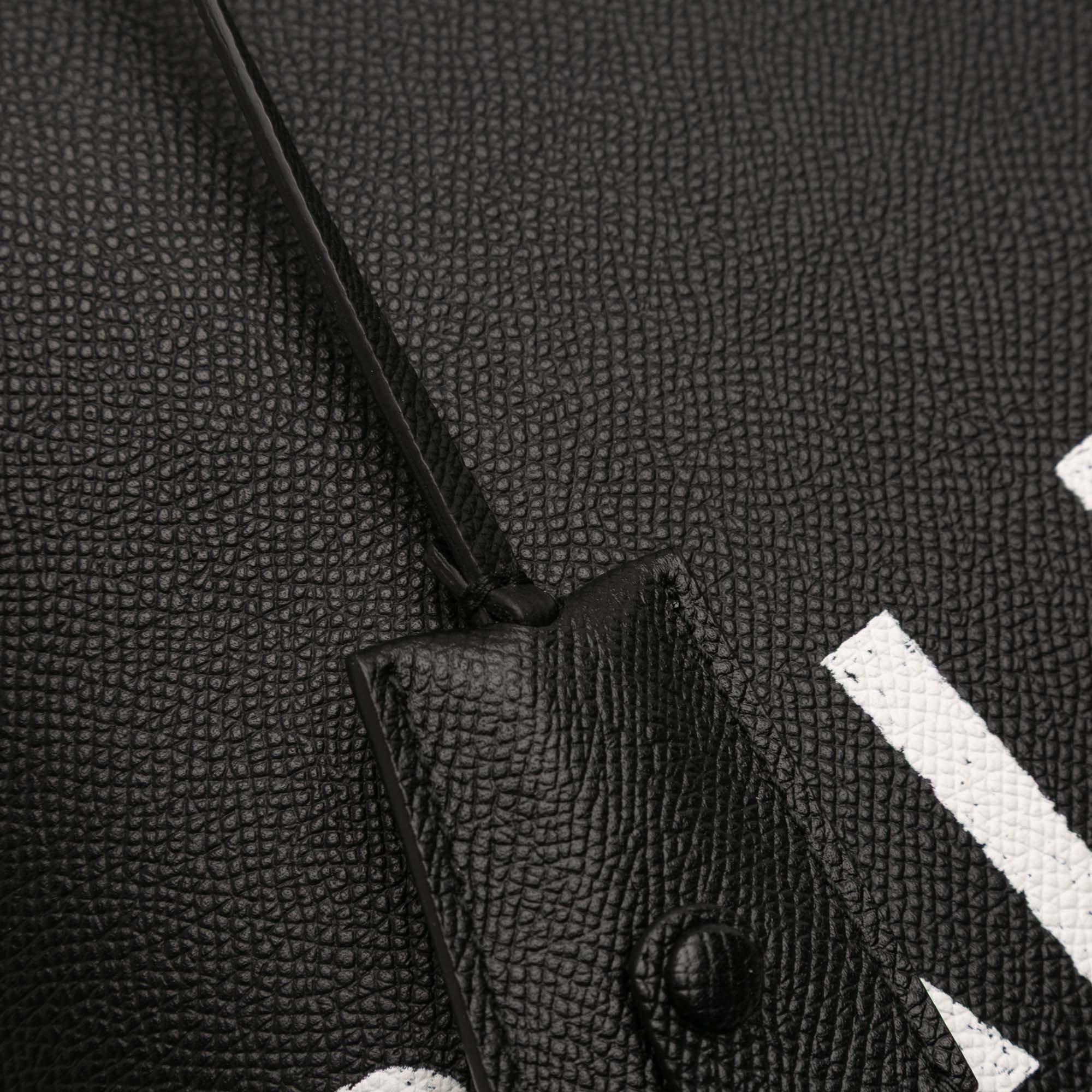 Grained Calfskin Ville Top Handle Bag M - Image 7