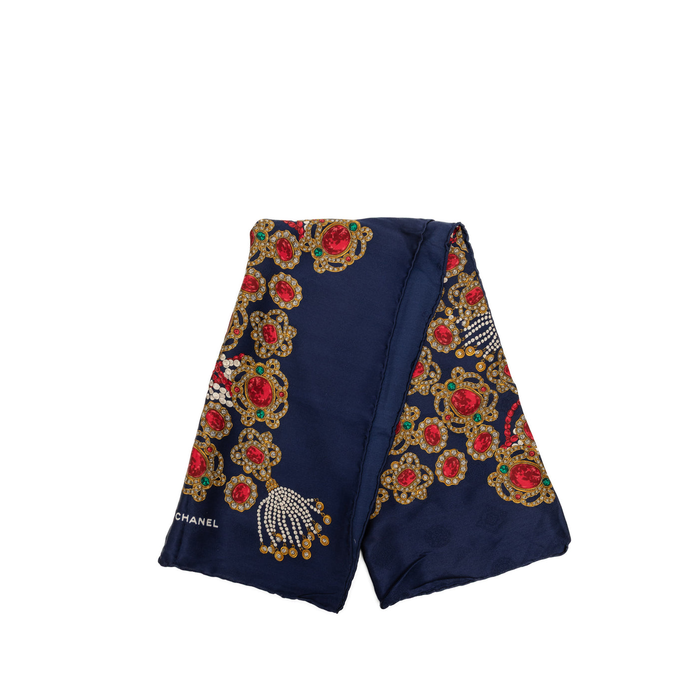 Gripoix Print Silk Scarf - Image 1