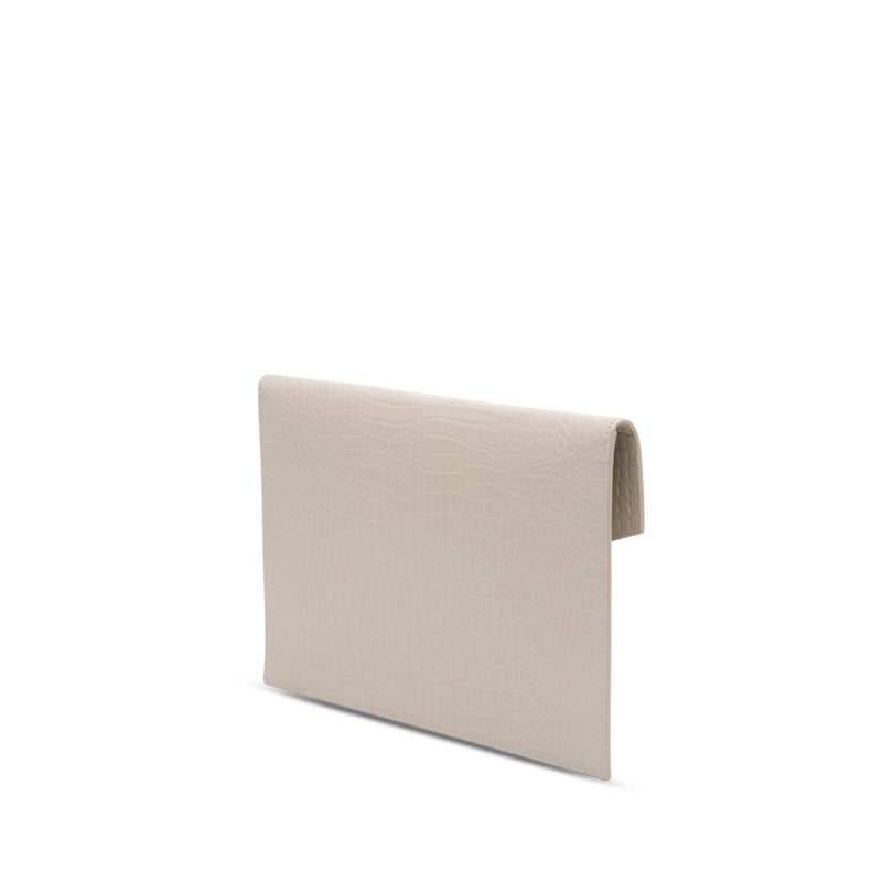 Croc Embossed Leather Uptown Pouch - Image 2