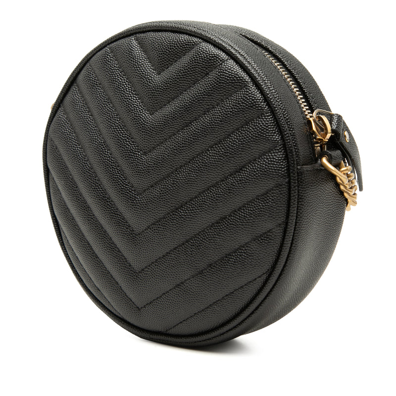 Grain De Poudre Chevron Round Vinyle Camera Bag - Image 2