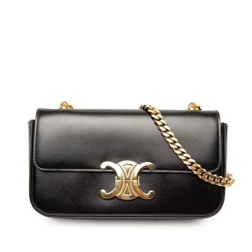 Shiny Calfskin Claude Chain Shoulder Bag - Image 1