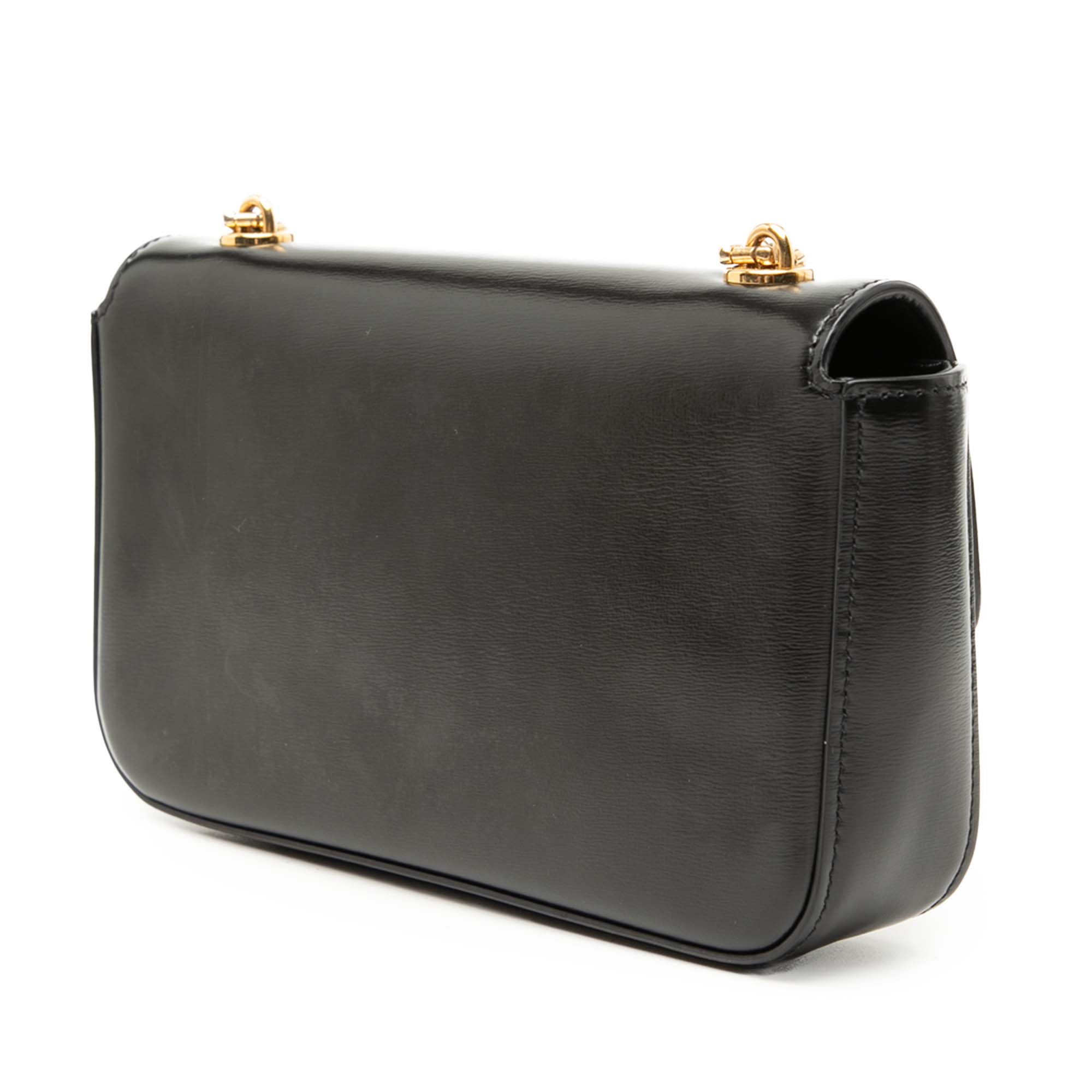 Shiny Calfskin Claude Chain Shoulder Bag - Image 2