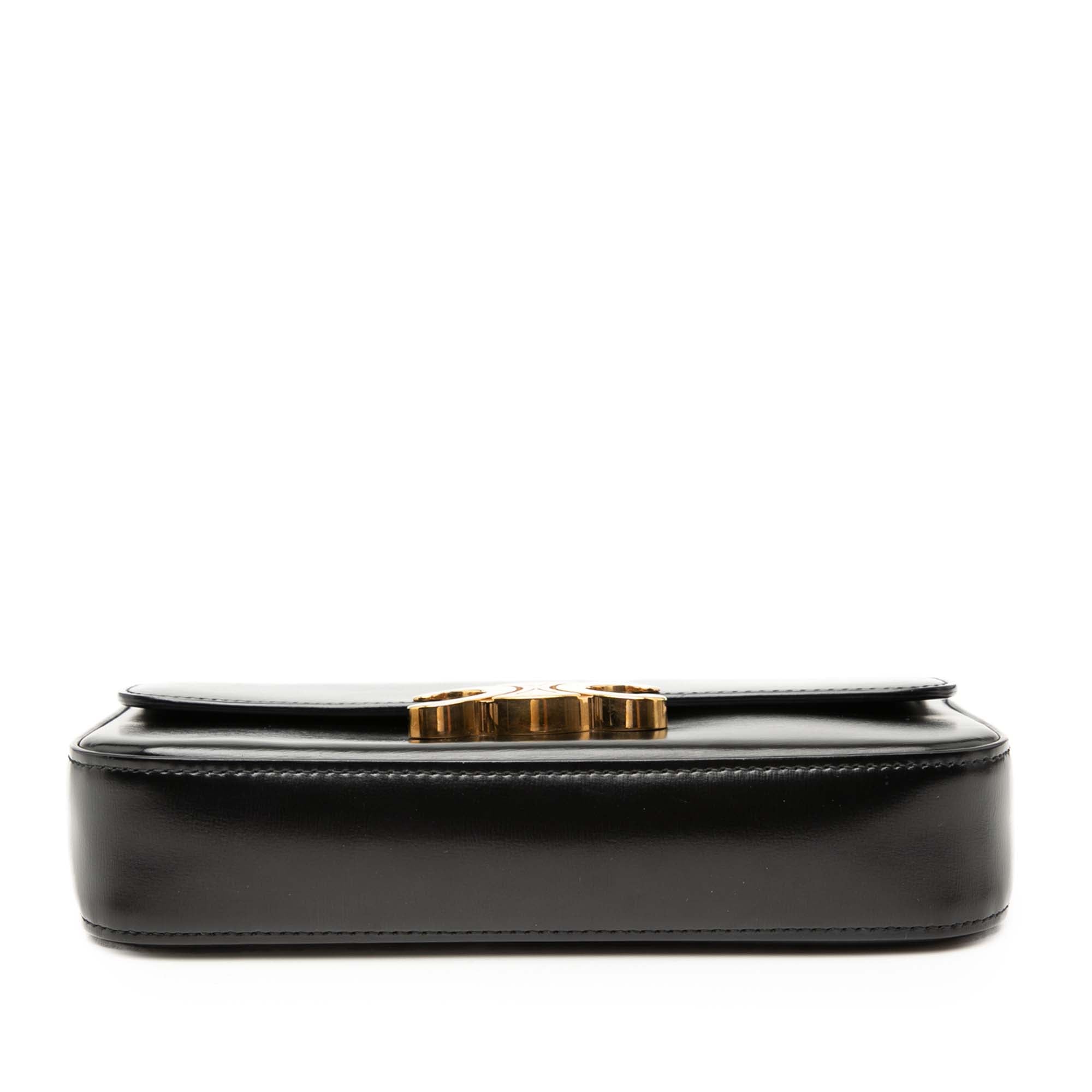 Shiny Calfskin Claude Chain Shoulder Bag - Image 3