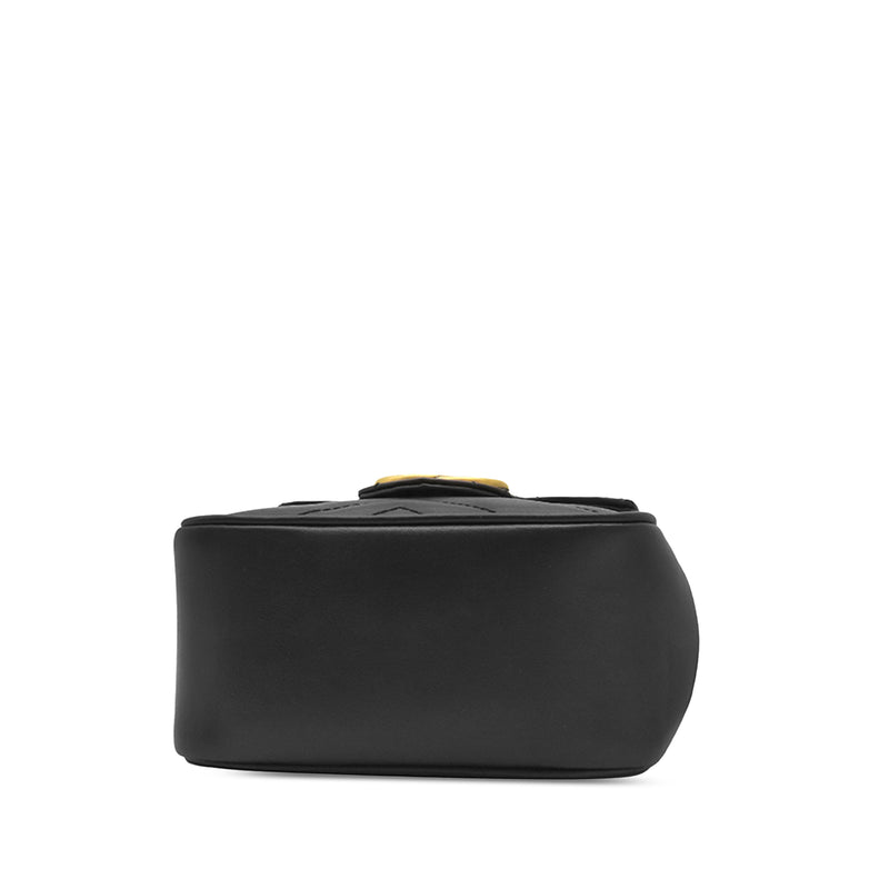 Mini GG Marmont Matelasse Calfskin Front Pocket Bucket Bag - Image 3