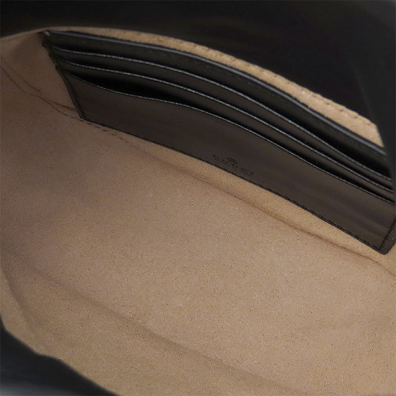 Mini GG Marmont Matelasse Calfskin Front Pocket Bucket Bag - Image 4