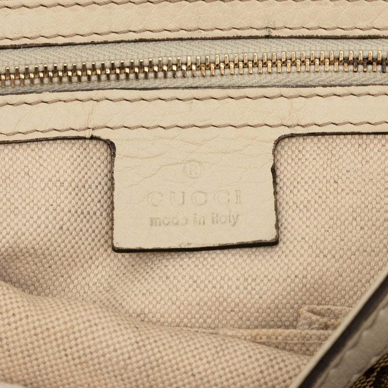 GG Canvas Bella Flap Satchel - Image 5