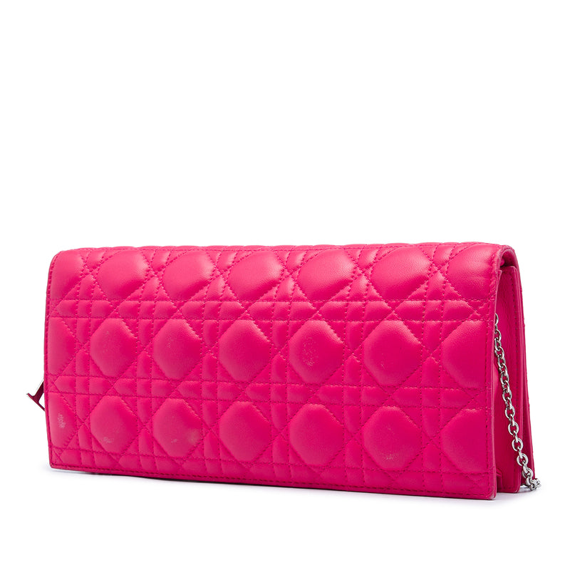 Lambskin Cannage Lady Dior Chain Convertible Clutch - Image 2