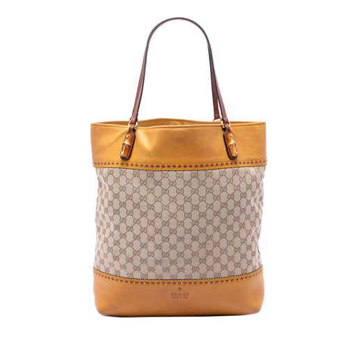 Large GG Canvas Laidback Crafty Tote - Image 1
