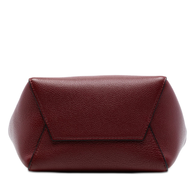 Small Leather Seau Sangle Bucket Bag - Image 3