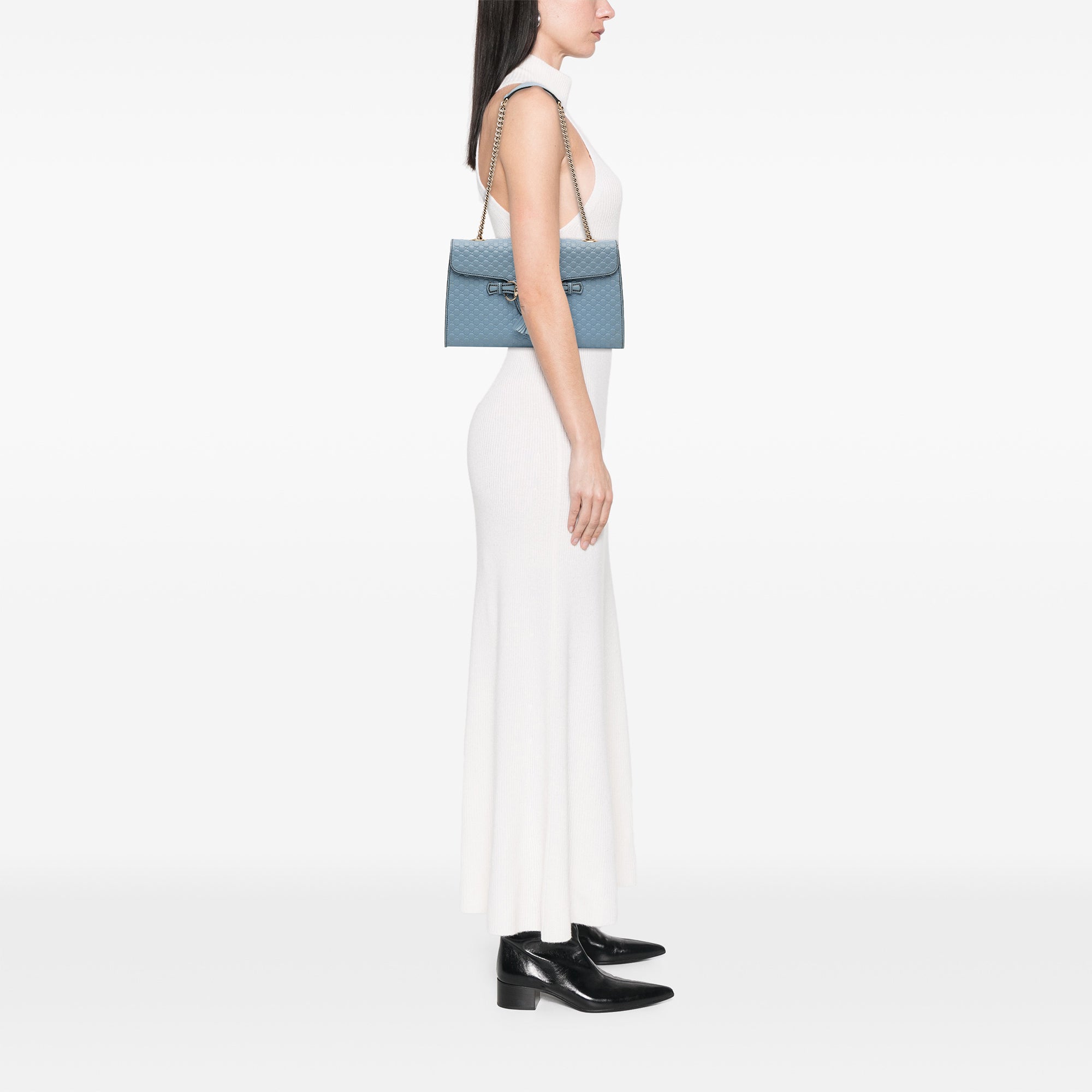 Medium Microguccissima Emily Shoulder Bag - Image 11