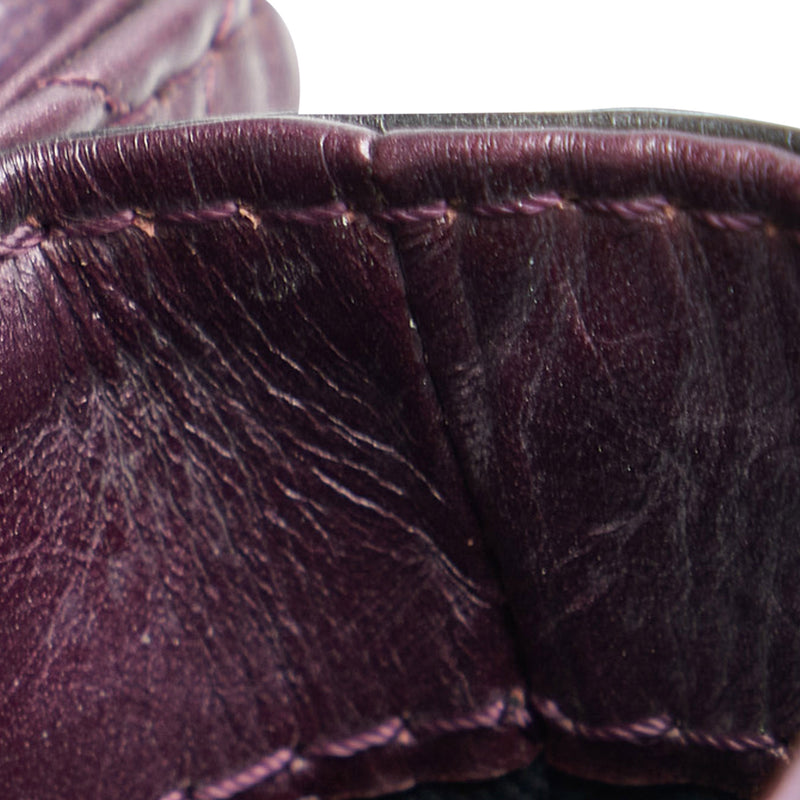 Glazed Matelasse Portobello Flap Bag - Image 10