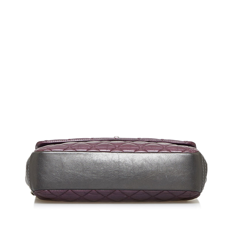Glazed Matelasse Portobello Flap Bag - Image 4