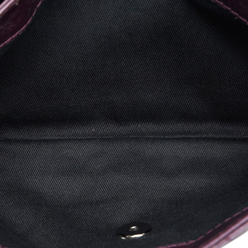 Glazed Matelasse Portobello Flap Bag - Image 6