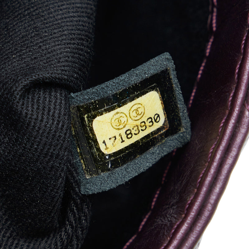 Glazed Matelasse Portobello Flap Bag - Image 8