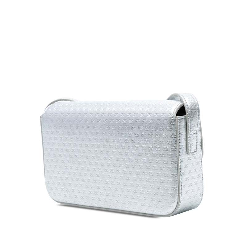 Triomphe All Over Laminated Calfskin Claude Shoulder Bag - Image 2