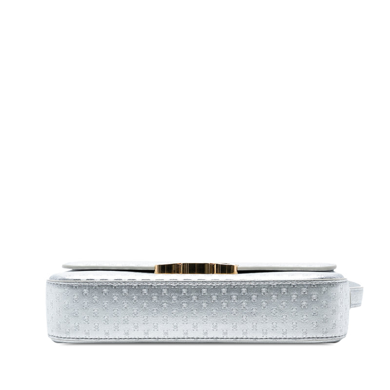 Triomphe All Over Laminated Calfskin Claude Shoulder Bag - Image 3