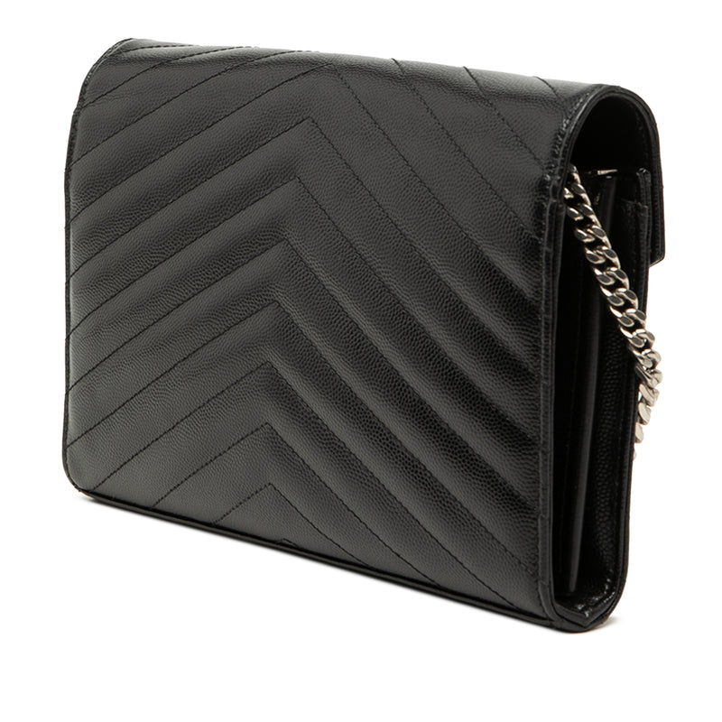Grain De Poudre Chevron Cassandre Envelope Chain Wallet - Image 2