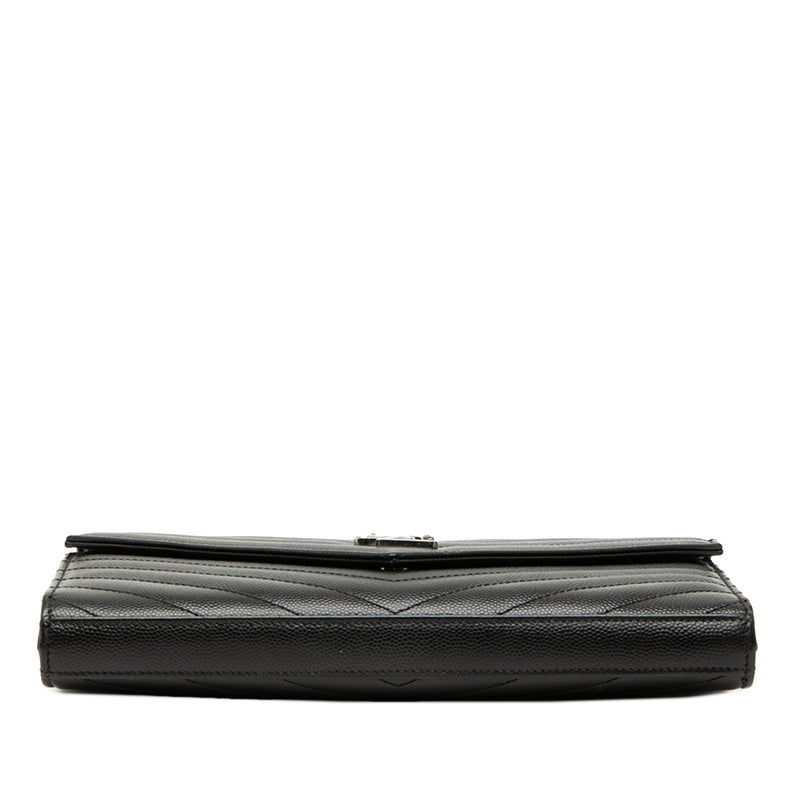 Grain De Poudre Chevron Cassandre Envelope Chain Wallet - Image 3