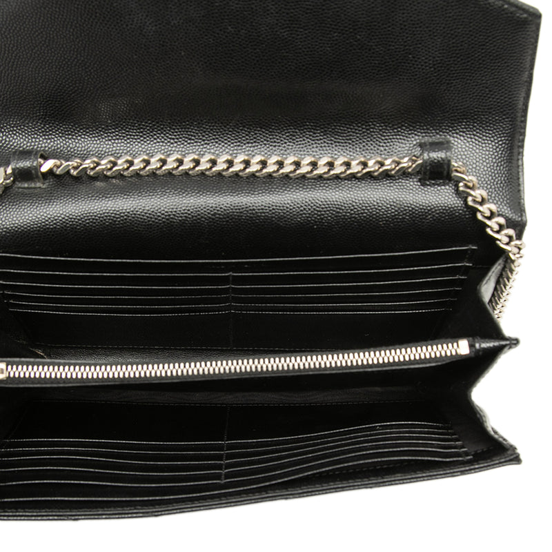 Grain De Poudre Chevron Cassandre Envelope Chain Wallet - Image 4