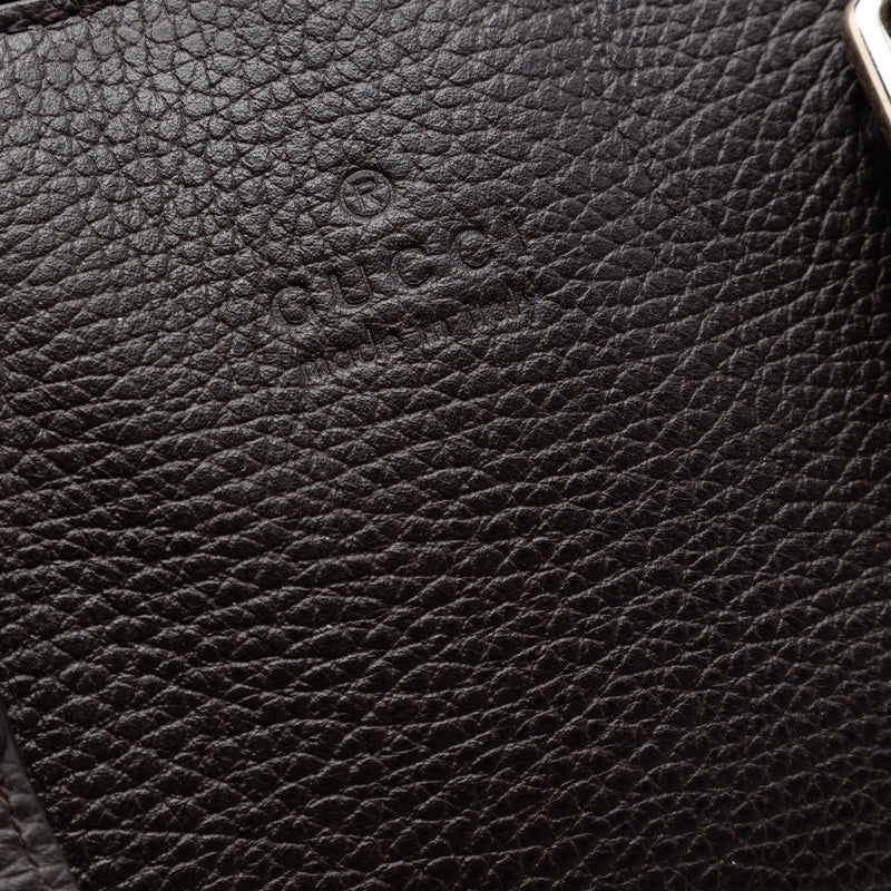 Leather Bamboo Tassel Satchel - Image 5