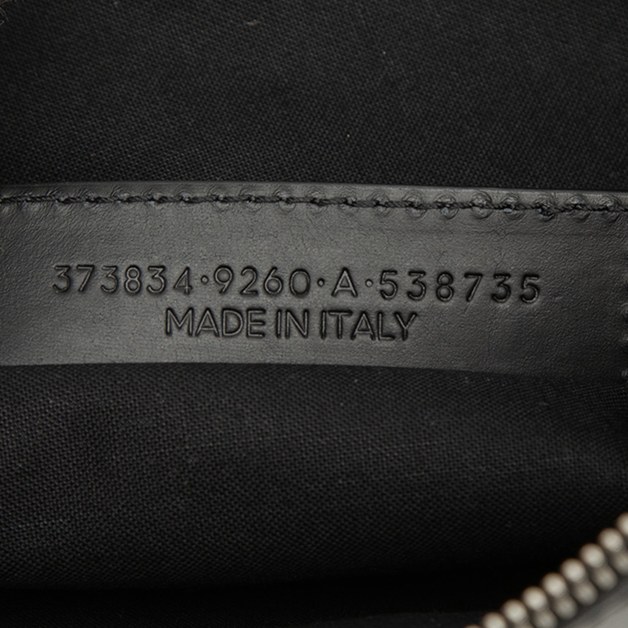 Canvas Navy Clip M Clutch - Image 6