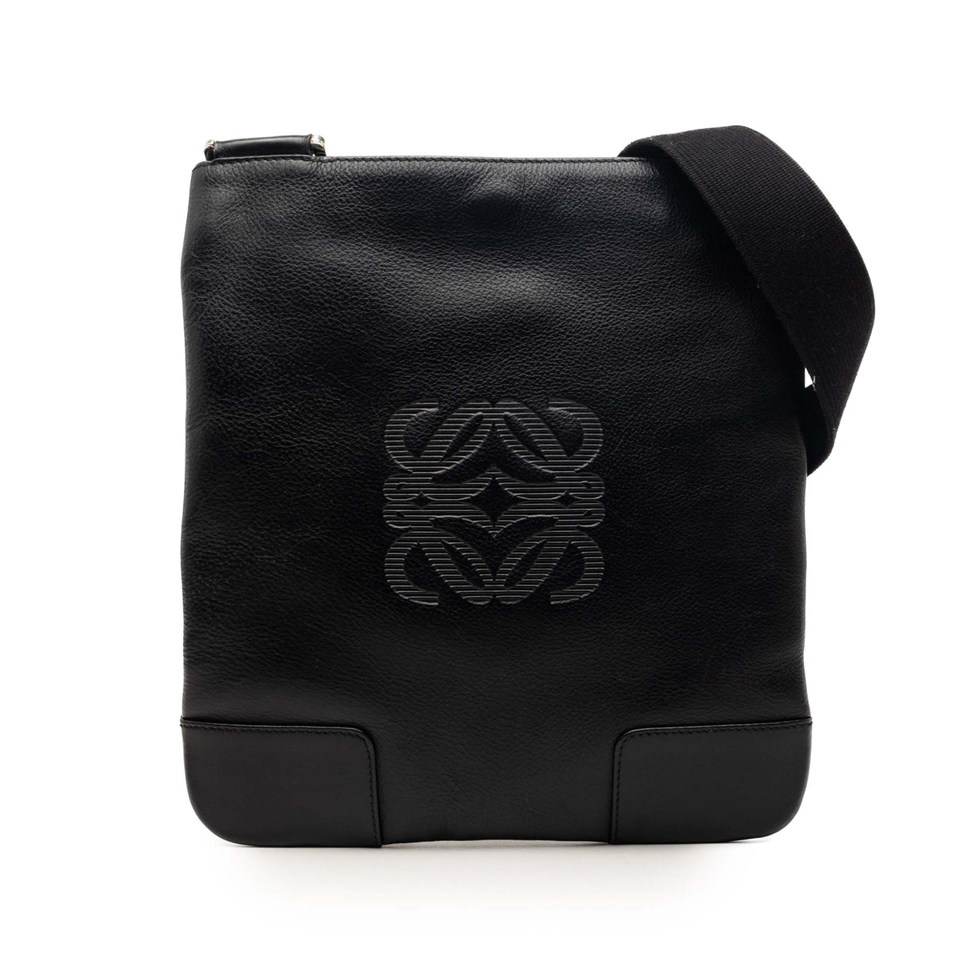 Leather Anagram Crossbody - Image 1