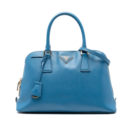 Medium Saffiano Lux Promenade Satchel - Image 1