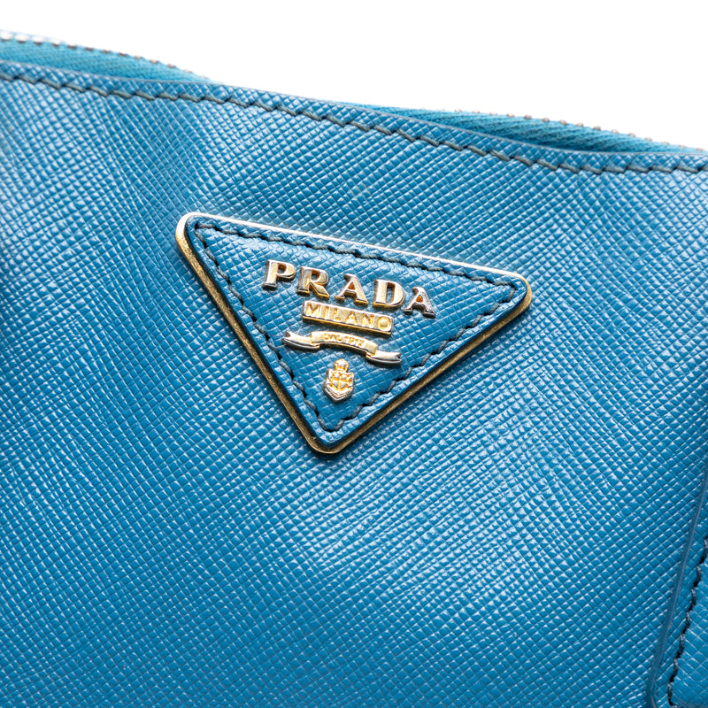 Medium Saffiano Lux Promenade Satchel - Image 5