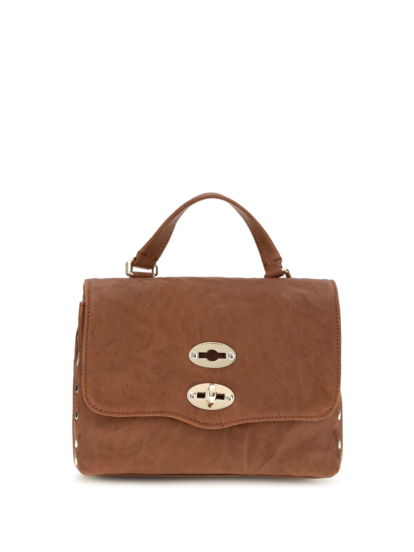 Zanellato Shoulder Bag — Brown Suede Leather