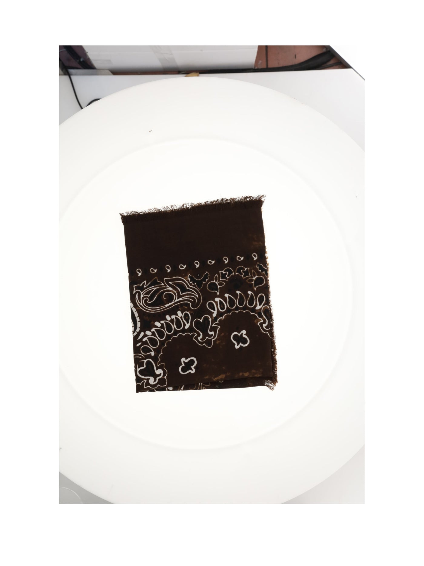 Destin Jil Quadra Scarf — Brown Cotton Scarfs