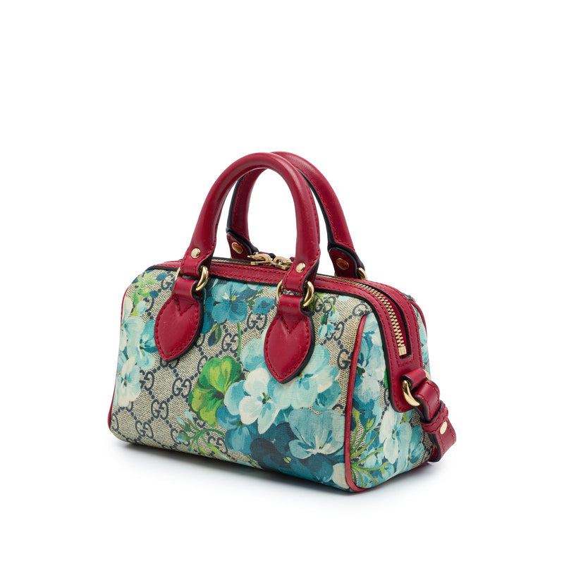 Mini GG Supreme Blooms Boston Bag - Image 2