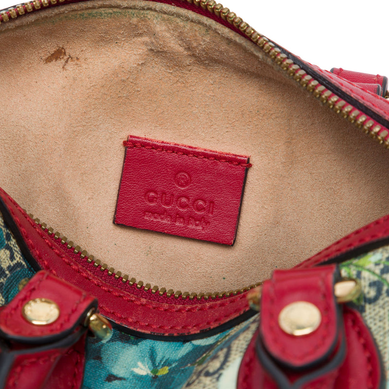 Mini GG Supreme Blooms Boston Bag - Image 5