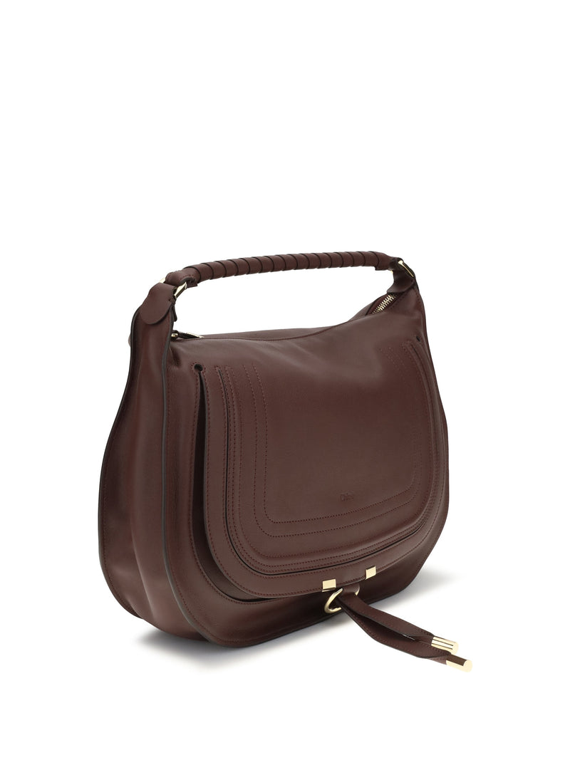 Chloé Shoulder Bag — Brown Calf Leather Bos Taurus