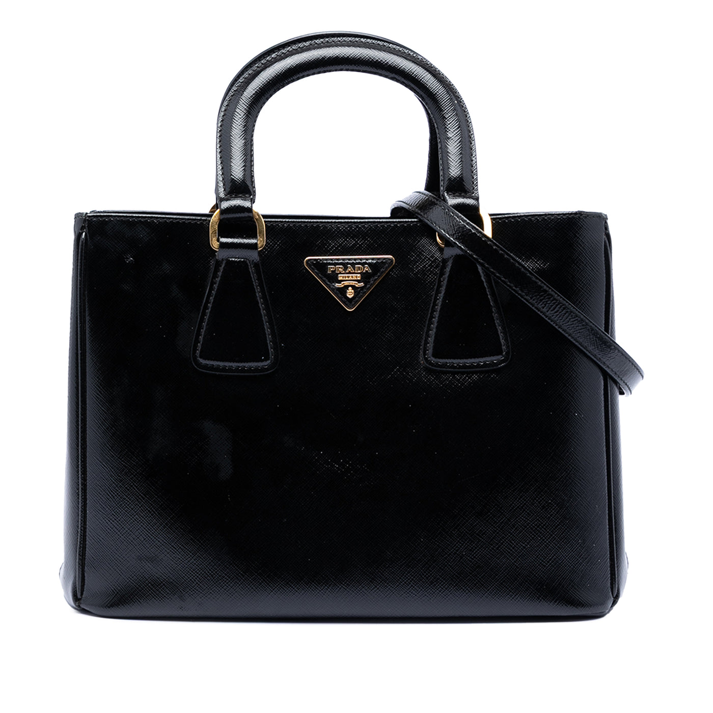 Saffiano Vernice Top Handle Bag - Image 1