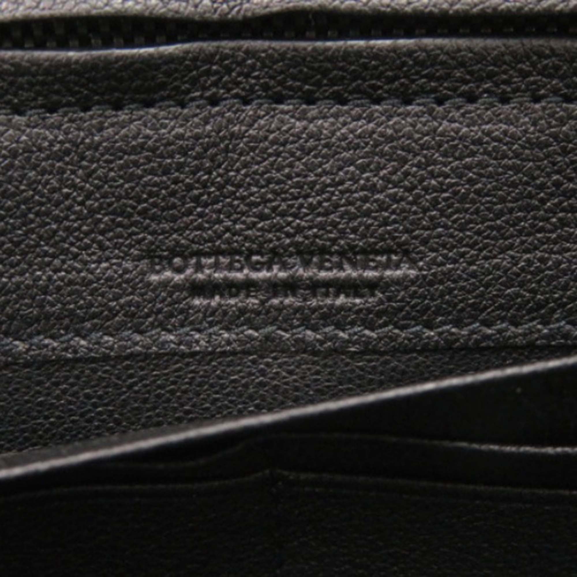 Grained Leather Zip Around Organizer Long Wallet - Image 5