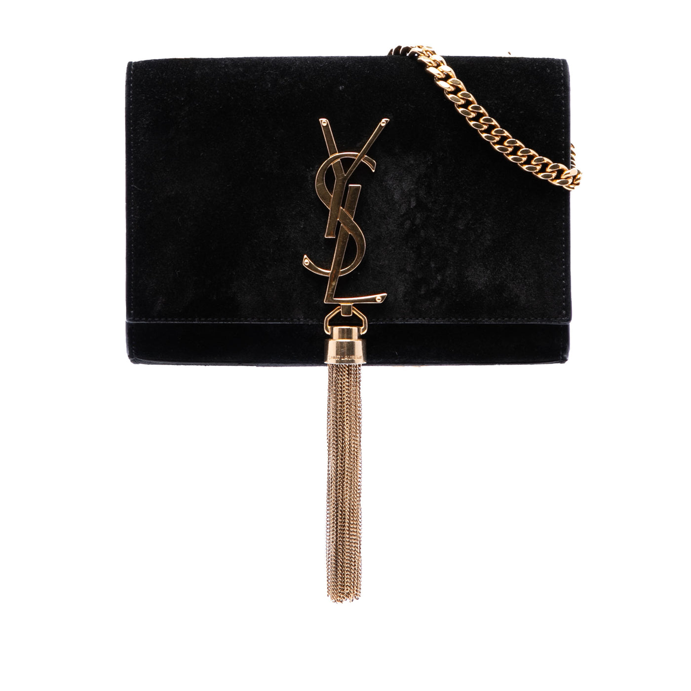 Small Suede Monogram Kate Tassel Crossbody - Image 1
