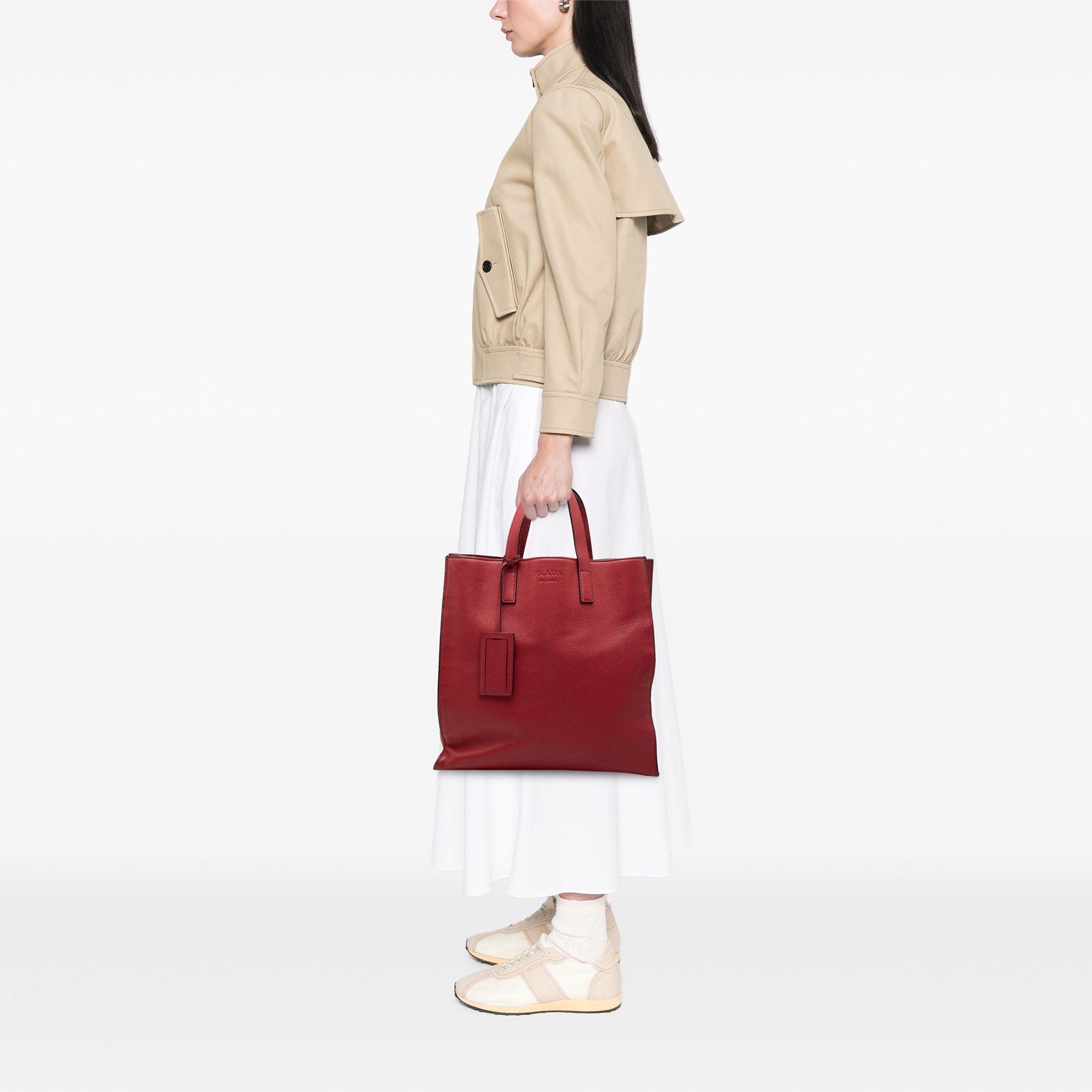 Vitello Daino Convertible Shopper Tote - Image 6