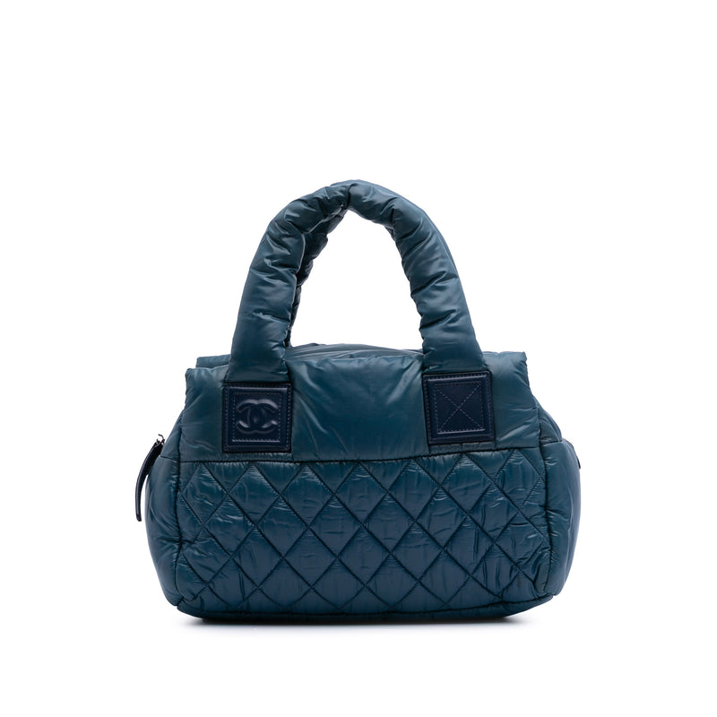 Small Quilted Nylon Coco Cocoon Tote