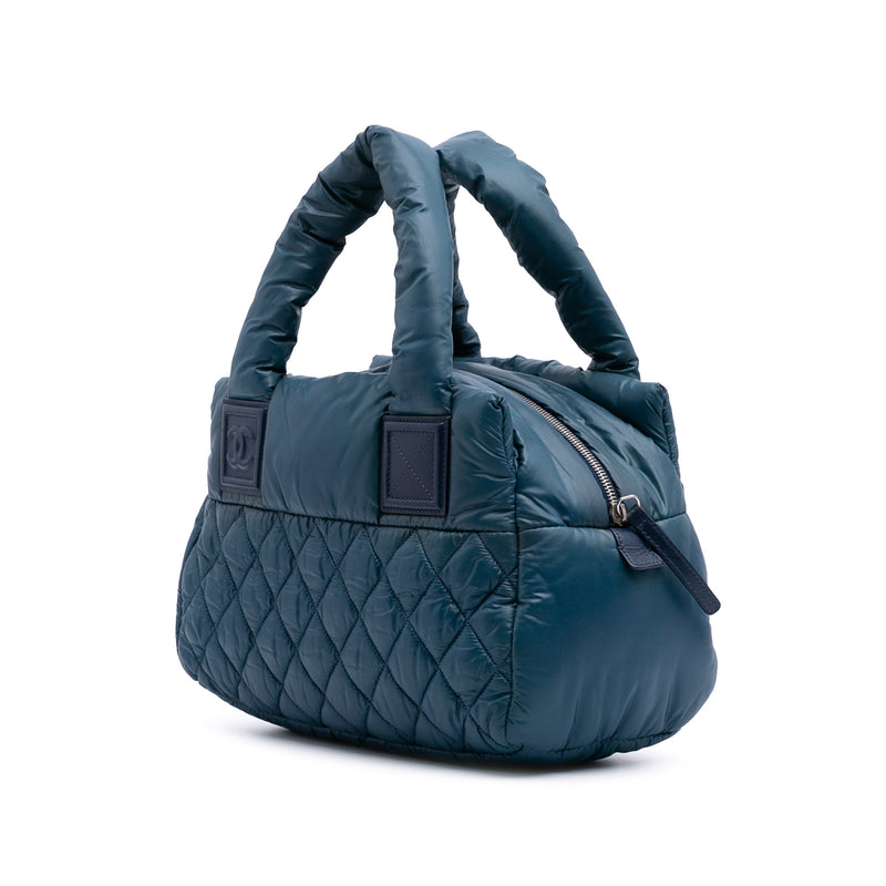 Small Quilted Nylon Coco Cocoon Tote - Image 2