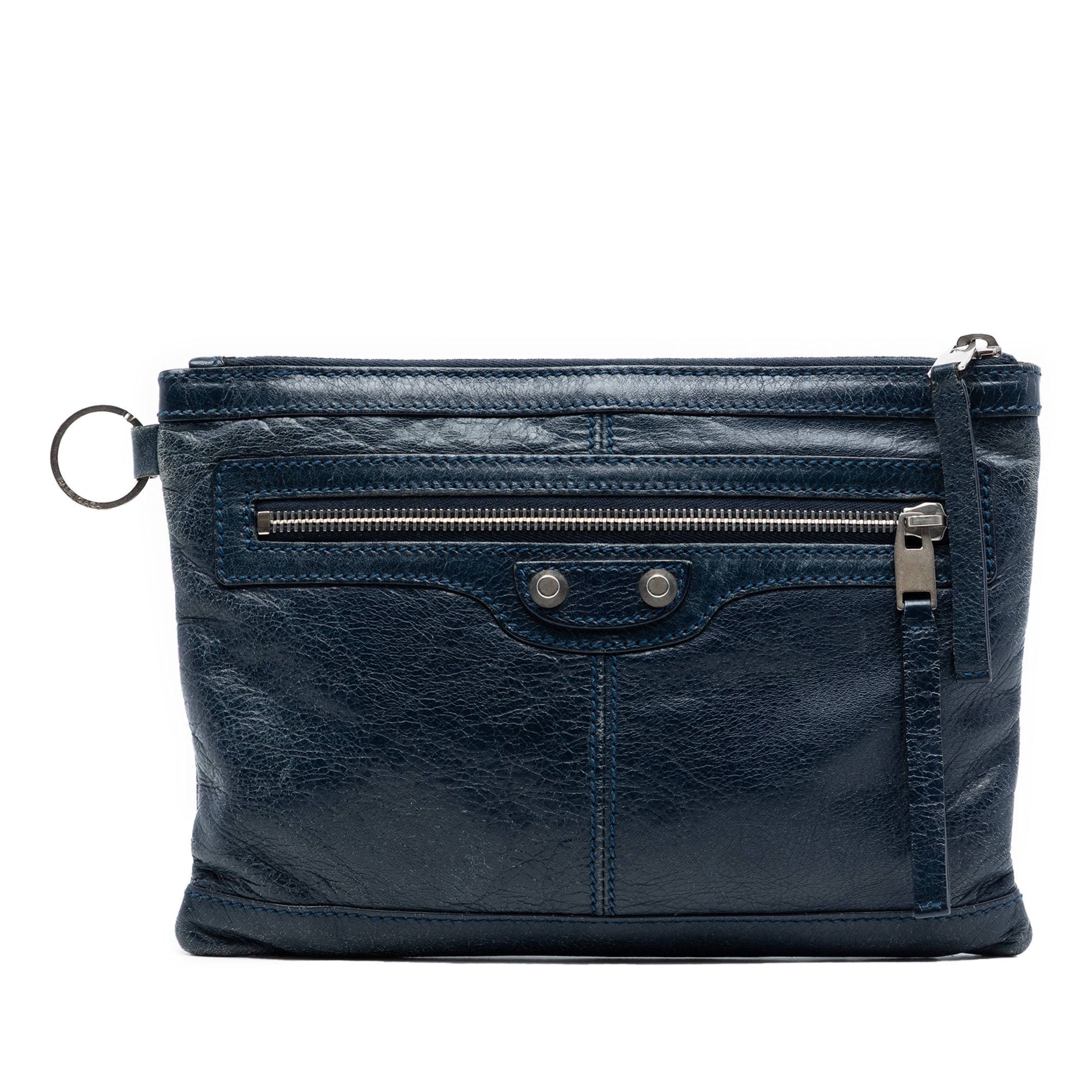 Lambskin Motocross Classic Clip S Clutch - Image 1
